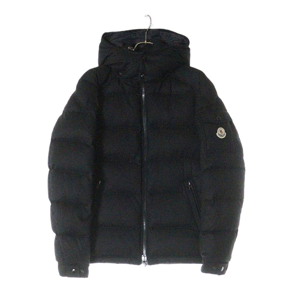 23AW MONTGENEVRE モンジュネーブル ウール ナイロン ジップアップ ダウンジャケット ブラック I120911A53700 54272 Bランク