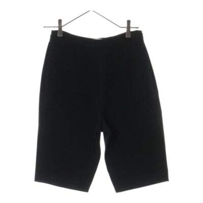 ハイウエスト スリムフィット ウール ショーツ ショート ハーフパンツ ブラック VB0RD0856BS Aランク