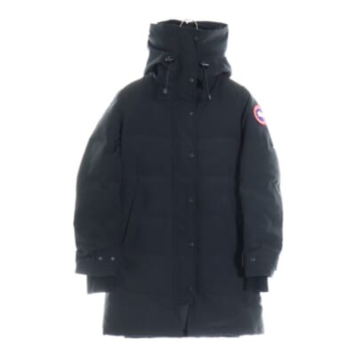 MACKENZIE PARKA マッケンジー パーカー ジップアップ フーデッド ダウンジャケット ブラック レディース 2302JL Bランク