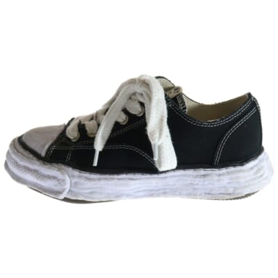 HANK ORIGINAL SOLE CANVAS LOWCUT SNEAKER A11FW702 ハンク ソール キャンバス ローカットスニーカー シューズ ブラック Bランク