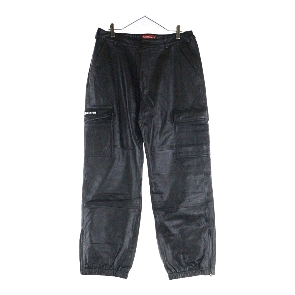 18AW Leather Cargo Pant レザーカーゴパンツ ブラック Aランク