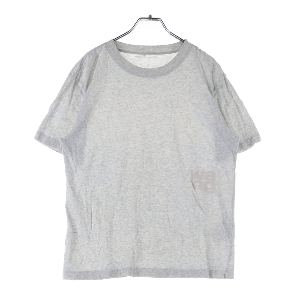 パフロゴ半袖Tシャツ カットソー グレー レディース Bランク