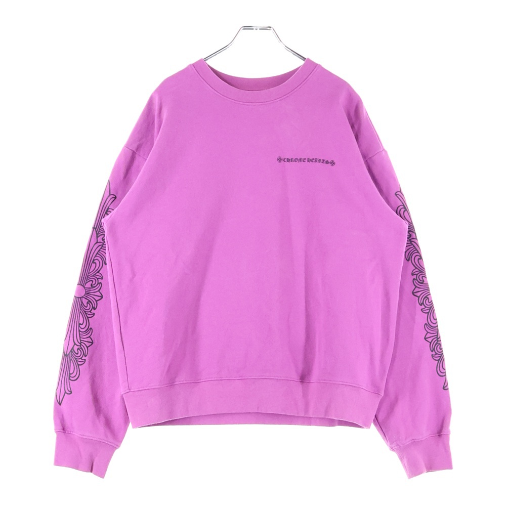 21SS×MATTY BOY PPO PHYSM SWTSHRT マッティボーイ フィズム スパイダーウェブ プリントスウェットトレーナー パープル Bランク