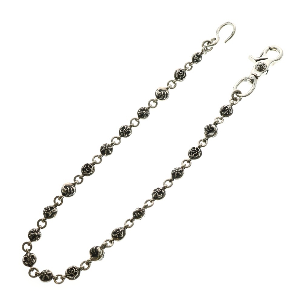 2MULTIBALL LONG-S/1クリップロング #2マルチボール ウォレットチェーン シルバー Aランク