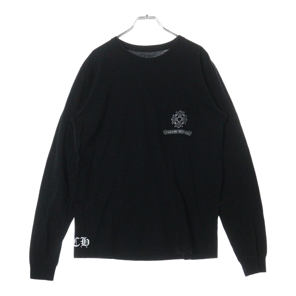 クロムハーツ CH PLS L/S CHプラス 両面プリント ロングスリーブ 長袖T
