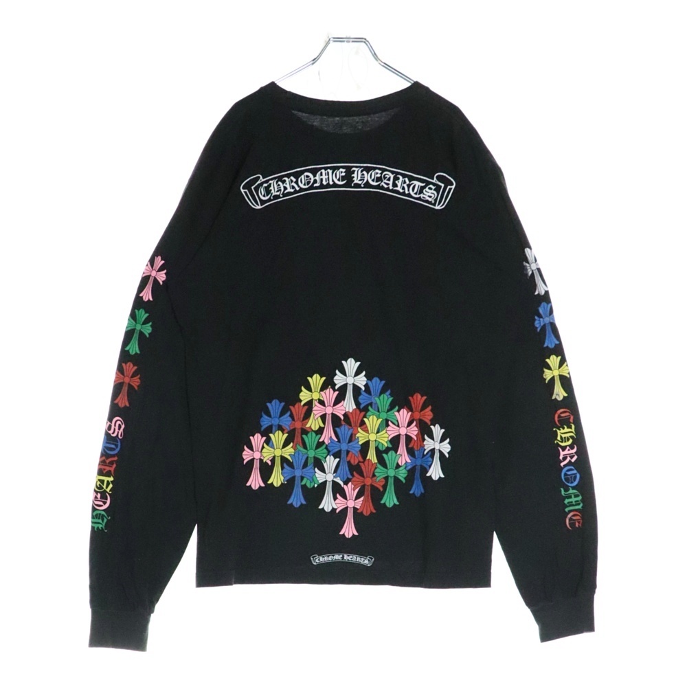 MLTCOL CEM CRS LS マルチセメタリークロスプリント ロングスリーブ 長袖Tシャツ ブラック Bランク