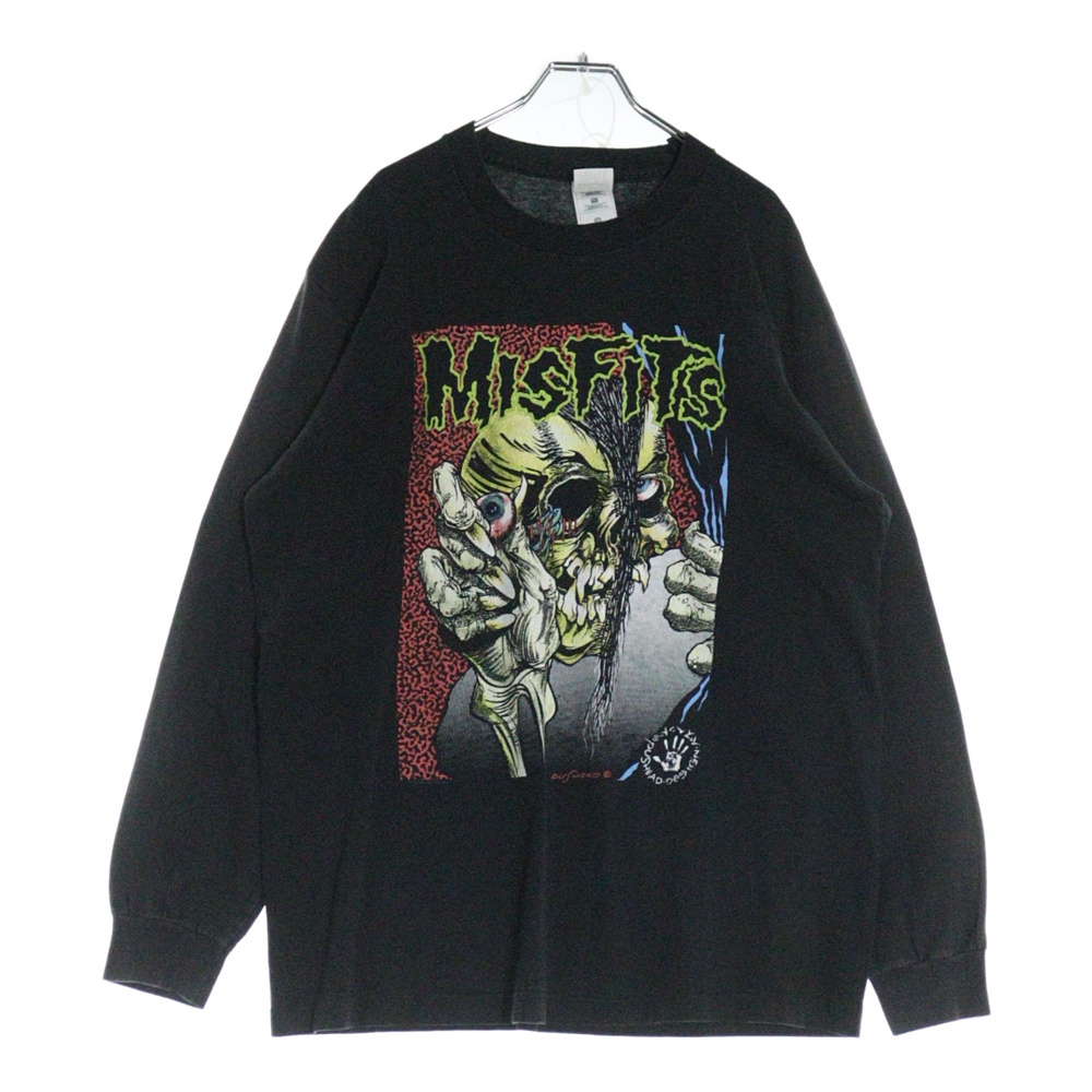 97年　MISFITS ミスフィッツ　ヴィンテージ ロンT 90s 90s vintage Misfits ロンT 骨 S size蓄光 バンド - メルカリ