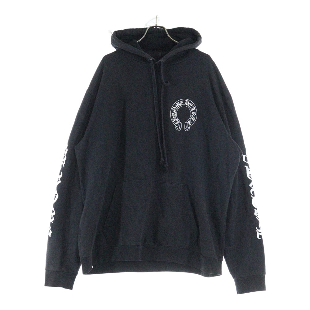 × MATTY BOY Chomper Horseshoe Hoodie マッティボーイ チョンパーホースシュー スウェット プルオーバーパーカー ブラック Bランク