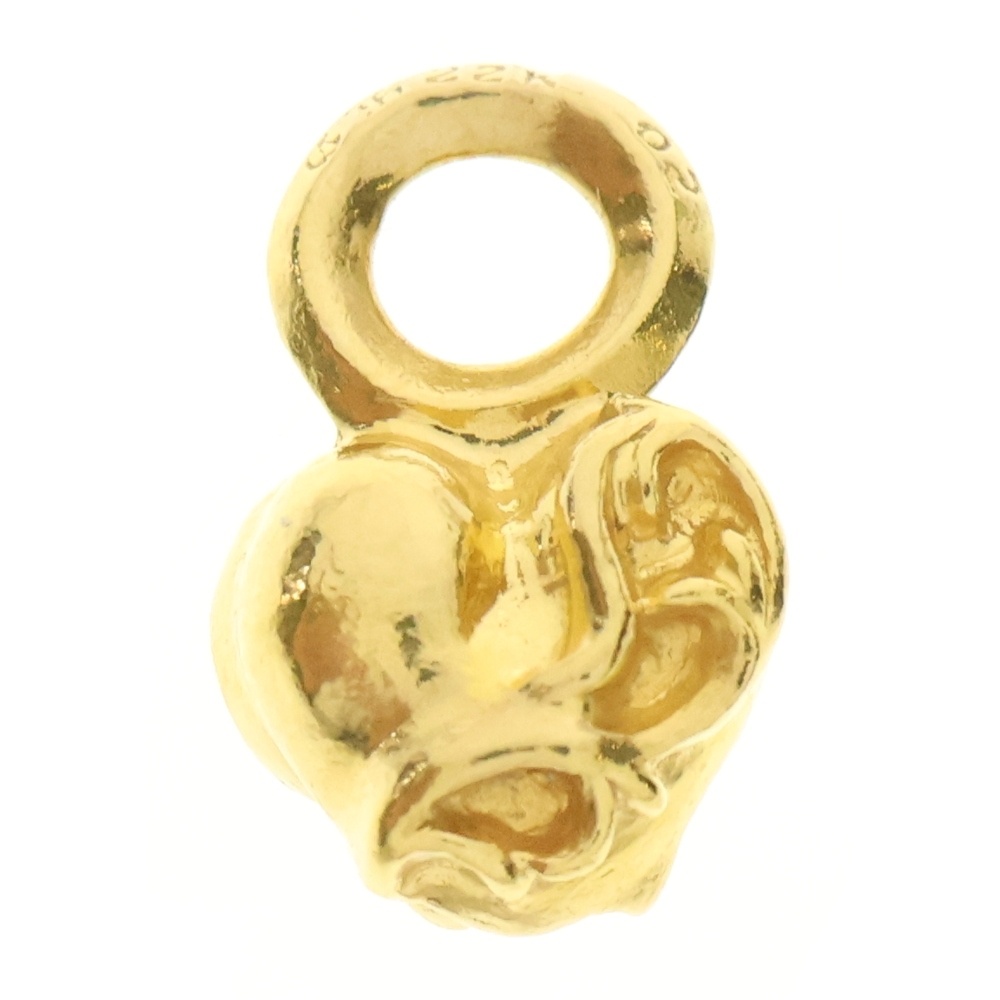 22K HEART CHARM ハートチャーム ペンダントトップ ゴールド Bランク