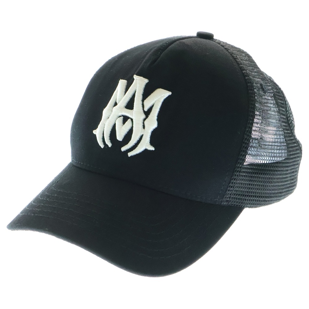 MA LOGO TRUCKER ロゴ刺繍 トラッカー メッシュキャップ ブラック XMAH009 Bランク