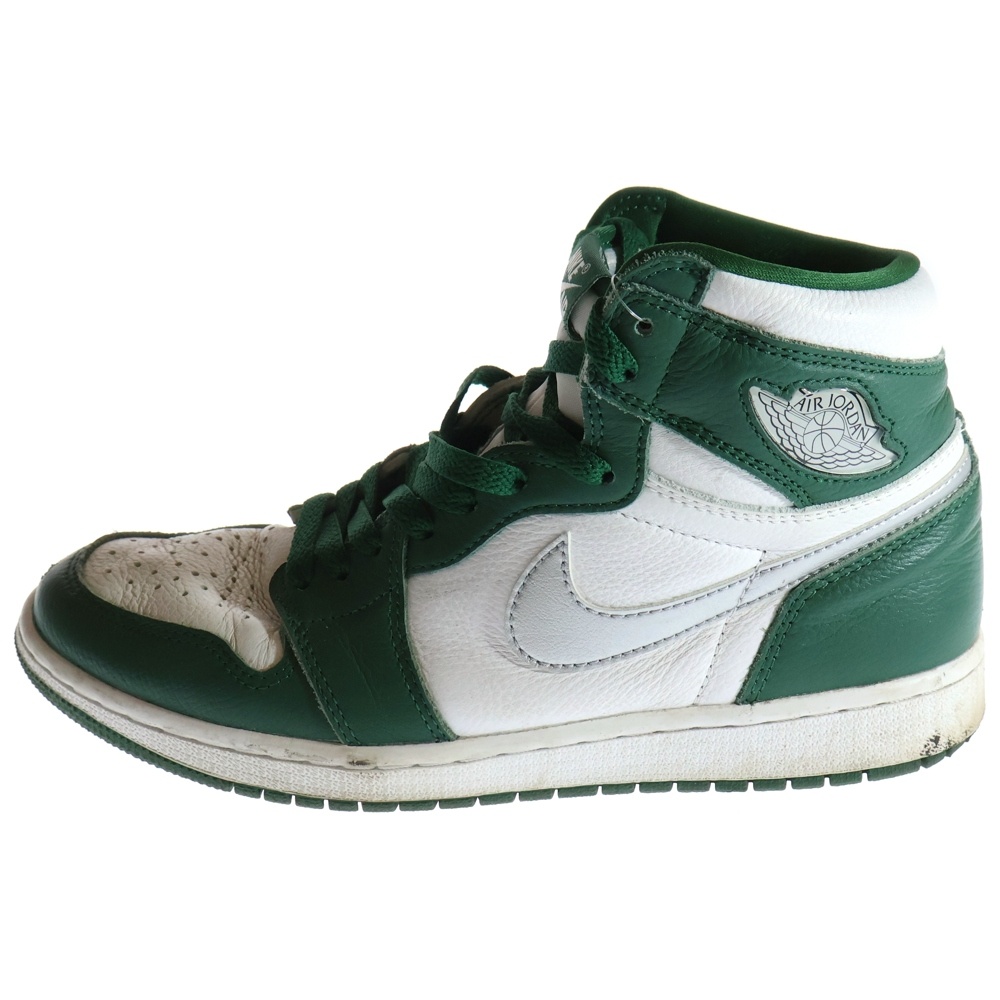 AIR JORDAN 1 RETRO HIGH OG DZ5485-303 エアジョーダン1 ハイカットスニーカー US9/27cm ホワイト/グリーン Bランク