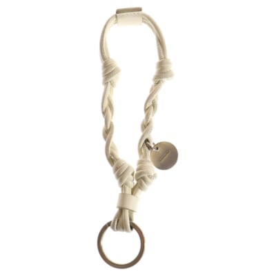 TANGLE KEYRING タングル キーリング キーホルダー レザー ホワイト Bランク