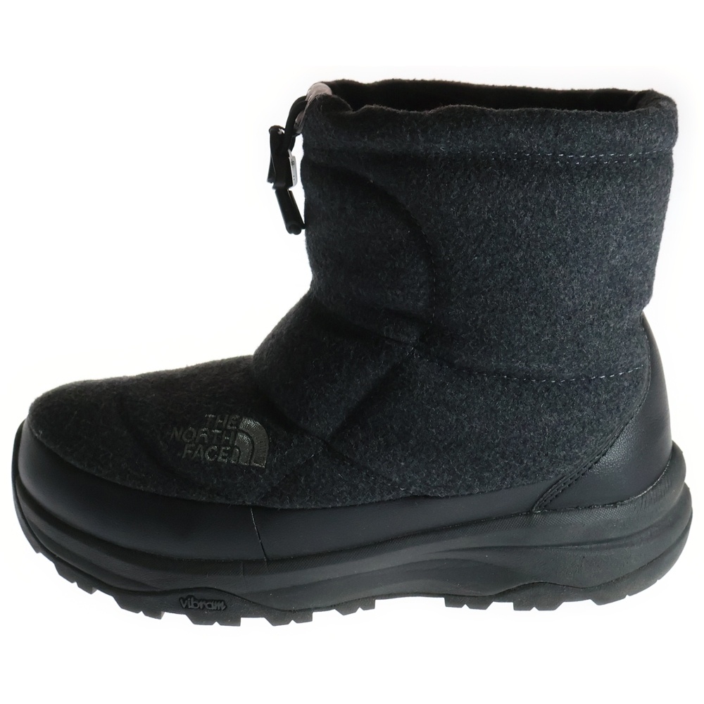 Nuptse Bootie Wool V Short ウール ヌプシ ブーティー ブーツ シューズ レディース ブラック NF51979 Bランク