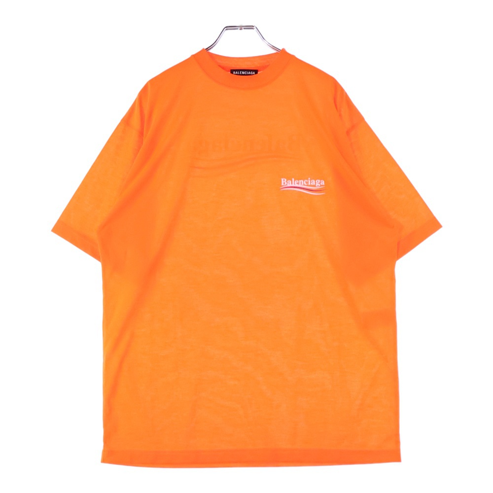 キャンペーンロゴ バックプリント クルーネック 半袖Tシャツ カットソー オレンジ 641675 Bランク