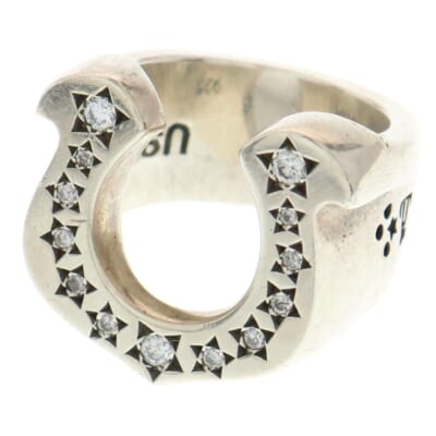 T-H.S RING SILVER ホースシュー ダイヤリング シルバー Bランク