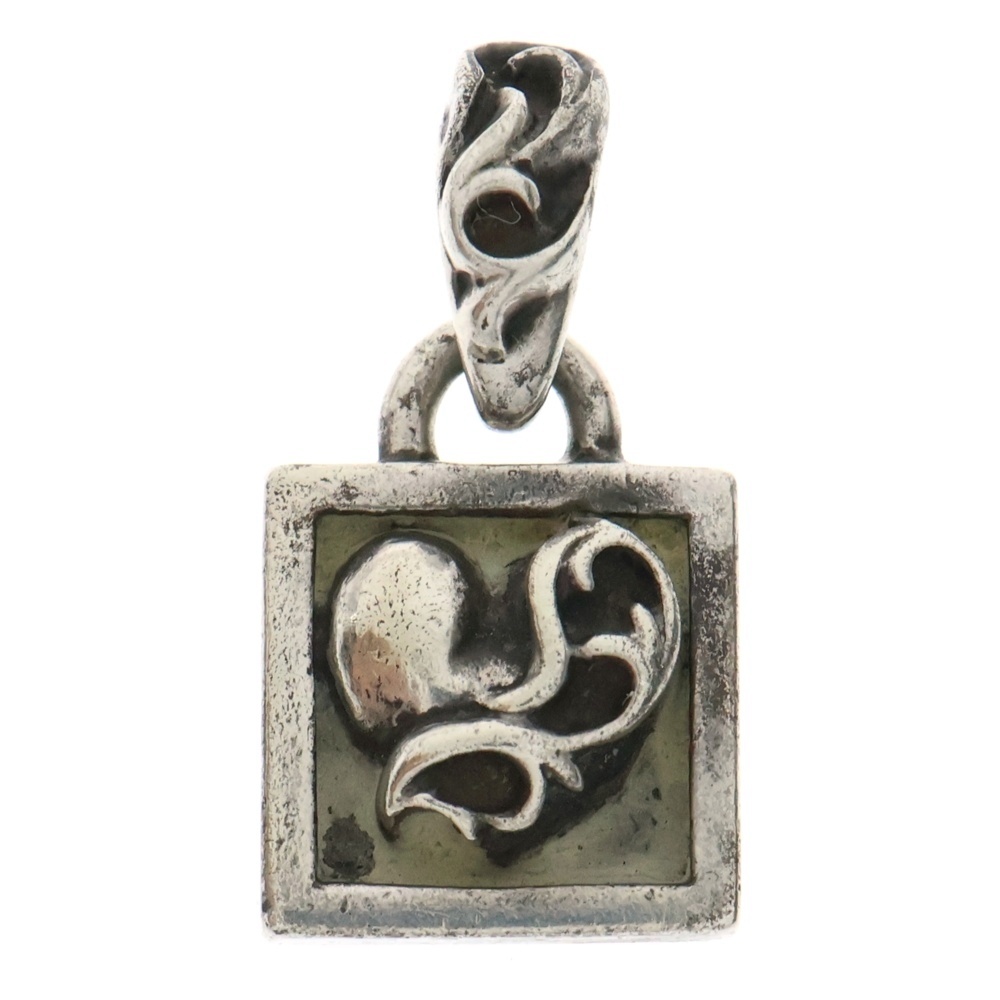 FRAMED HEART フレームドハート チャーム ペンダントトップ シルバー BCA273 Bランク