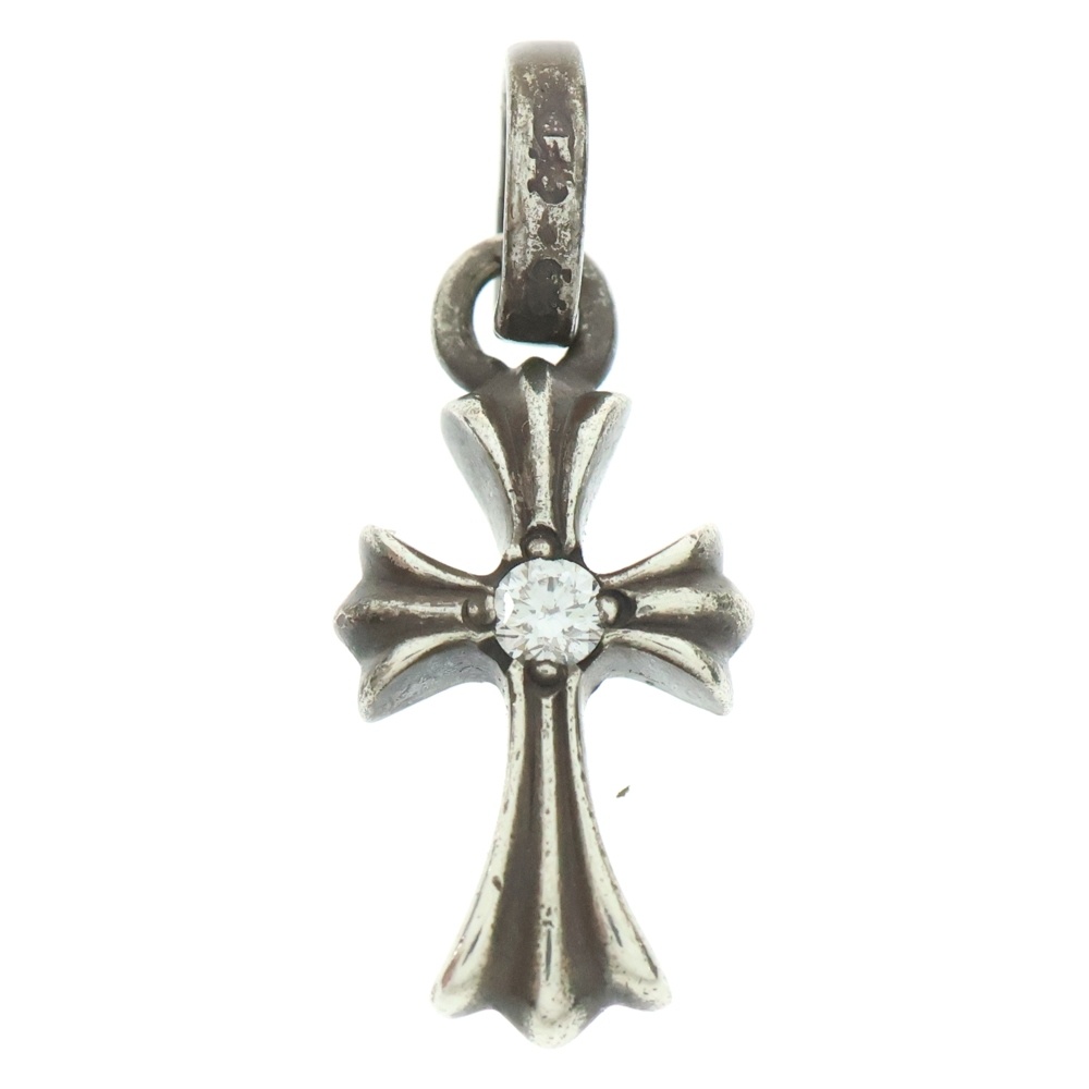 CRS BBYFAT DMND ベイビーファットクロス 両面1ダイヤ ペンダントトップ シルバー BCA238 Bランク