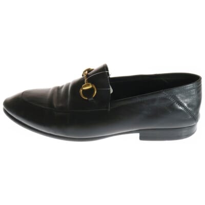 ブリクストン ホースビットレザーローファー ブラック 407314 Bランク