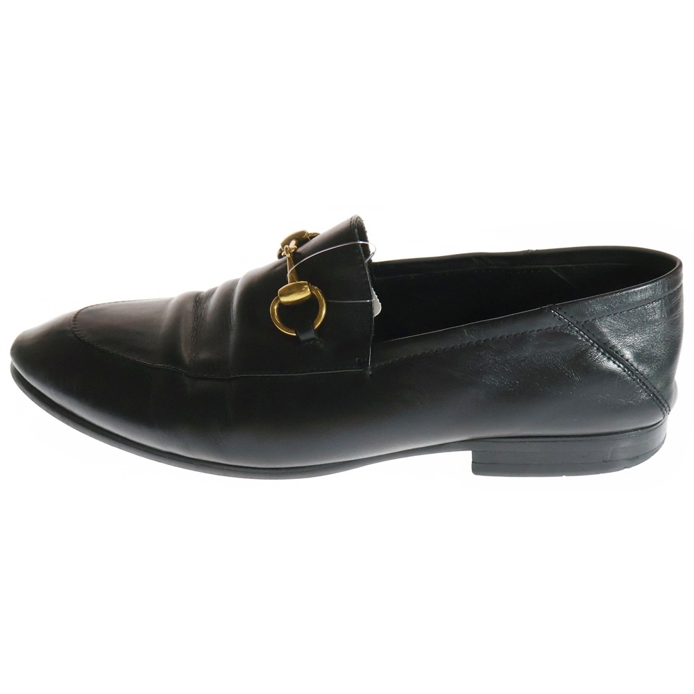 ブリクストン ホースビットレザーローファー ブラック 407314 Bランク