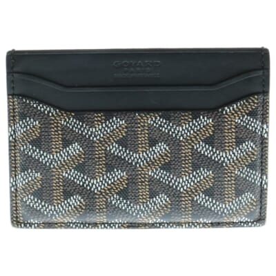 サンシェルピス パスケース カードケース 名刺入れ ブラック レザー Bランク