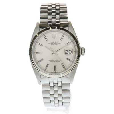 1601 デイトジャスト シルバー文字盤 ステンレス 自動巻き SS/AT ヴィンテージ 腕時計 Bランク