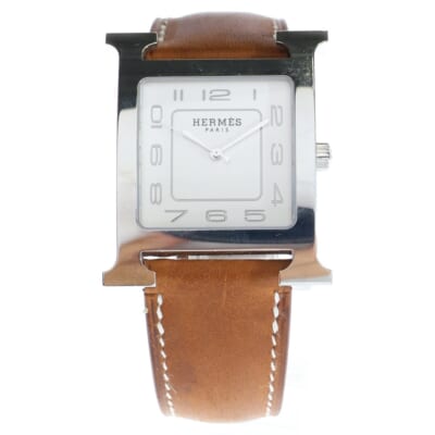 Heure H Hウォッチ クウォーツ腕時計 ブラウン Aランク