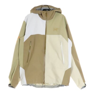 ×BEAMS Beta Jacket GORE-TEX ビームス ベータ 和み ゴアテックス ナイロンジャケット ベージュ X000009269 Aランク