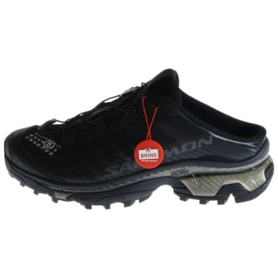 ×MM6 Maison Margiela SH1WS0006 XT-4 MULE エムエムシックス メゾンマルジェラ ミュール ローカットスニーカー ブラック Sランク