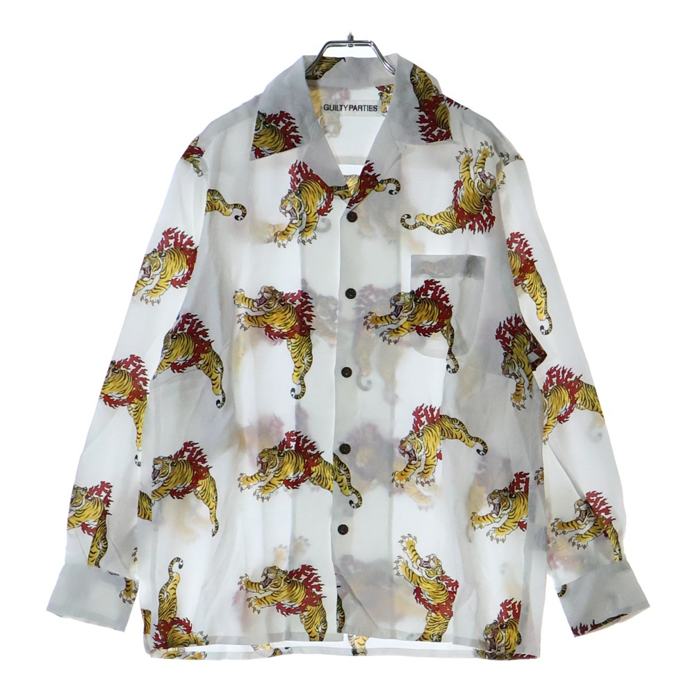 ワコマリア 24AW TIM LEHI HAWAIIAN SHIRT L/S ハワイアン 虎柄 ワコマリア 24AW TIM LEHI HAWAIIAN SHIRT L/S ハワイアン 虎柄