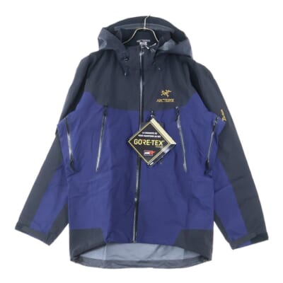 ×BEAMS ビームス GORE-TEXゴアテックス Theta AR Jacket マウンテンパーカ ネイビー/ブラック L06871500 Sランク