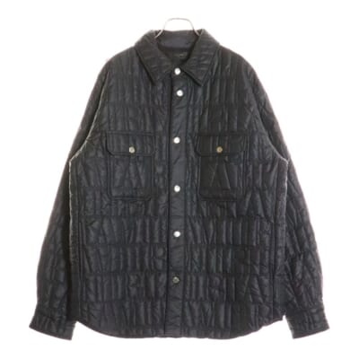 BONES VARSITY JACKET ウール ロゴ刺繍 レザー切り替え ブルゾン バーシティジャケット ブラック SR1XMOS002SAMWOO Aランク