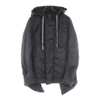 フルジップアップ ドローコード ナイロンジャケット ブラック DU14F4762-NW Aランク