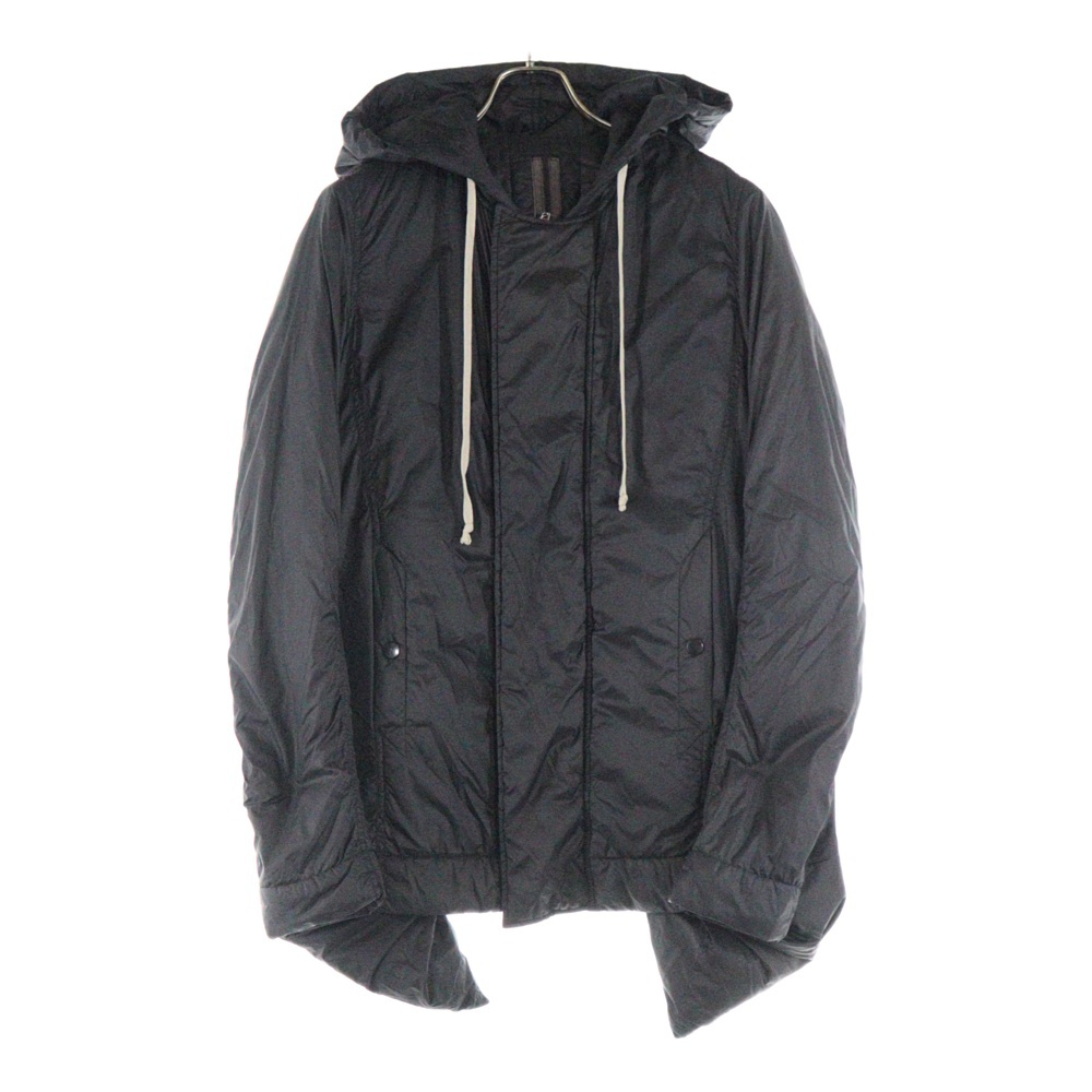 フルジップアップ ドローコード ナイロンジャケット ブラック DU14F4762-NW Aランク