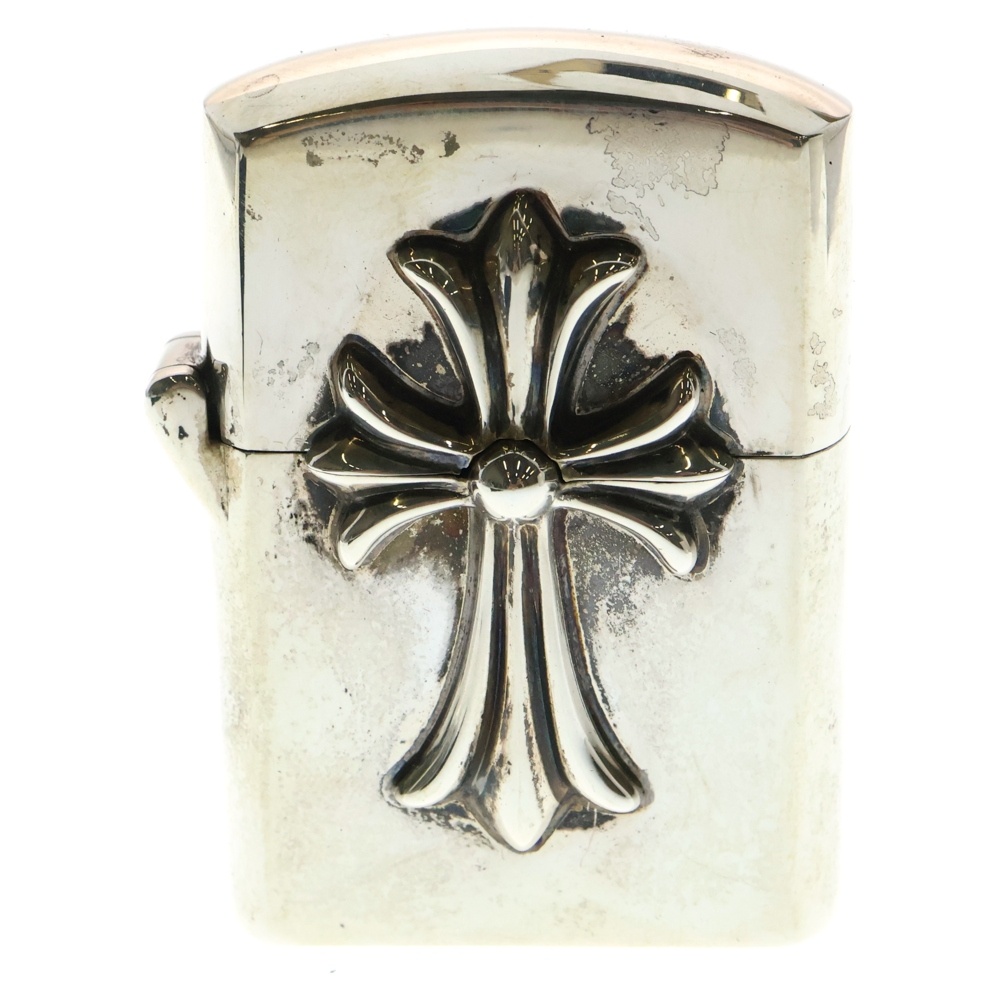 ZIPPO LIGHTERZ-V1 V1スモール CHクロス ジッポライター シルバー BCA398 Bランク