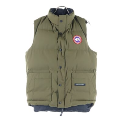 Freestyle Crew Vest フリースタイルクルーベスト ダウンベスト カーキ 68F8490 Bランク