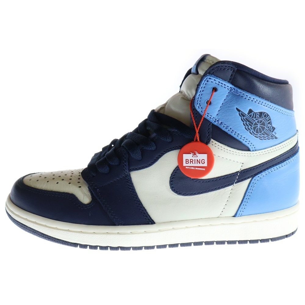 ナイキ AIR JORDAN 1 RETRO HIGH OG OBSIDIAN/UNIVERSITY BLUE