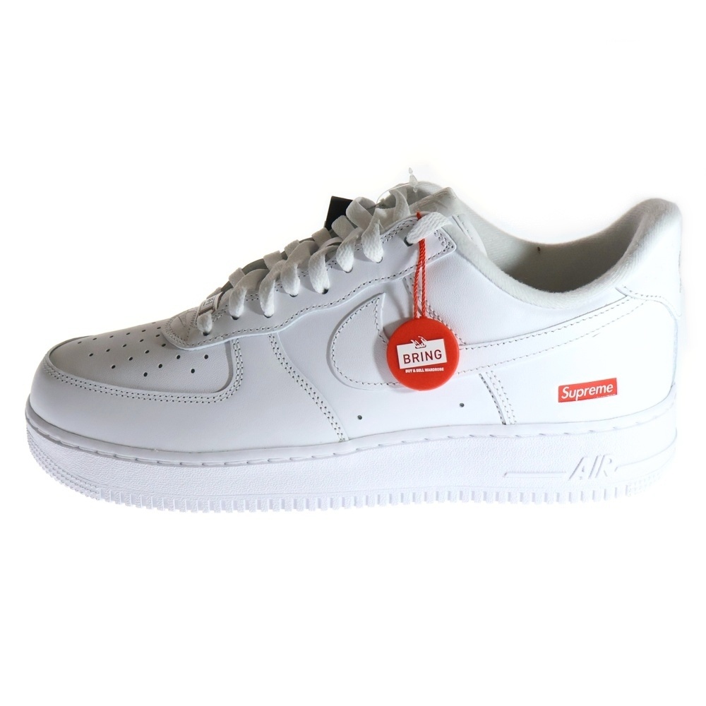 × NIKE Air Force 1 Low SP CU9225-100 シュプリーム エアフォース1 ローカットスニーカー ホワイト US10.5/28.5cm Sランク