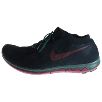 × NIKE FREE 3.0 FLYKNIT GYAKUSOU 810821-006 アンダーカバー フリー フライニット ギャクソウ ローカットスニーカー ブラック/レッド US10/28cm Bランク