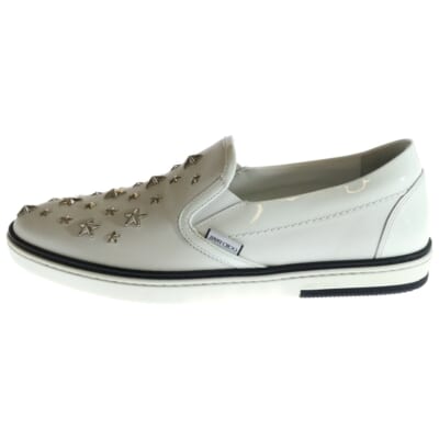 スター スタッズ レザースリッポン ホワイト Aランク