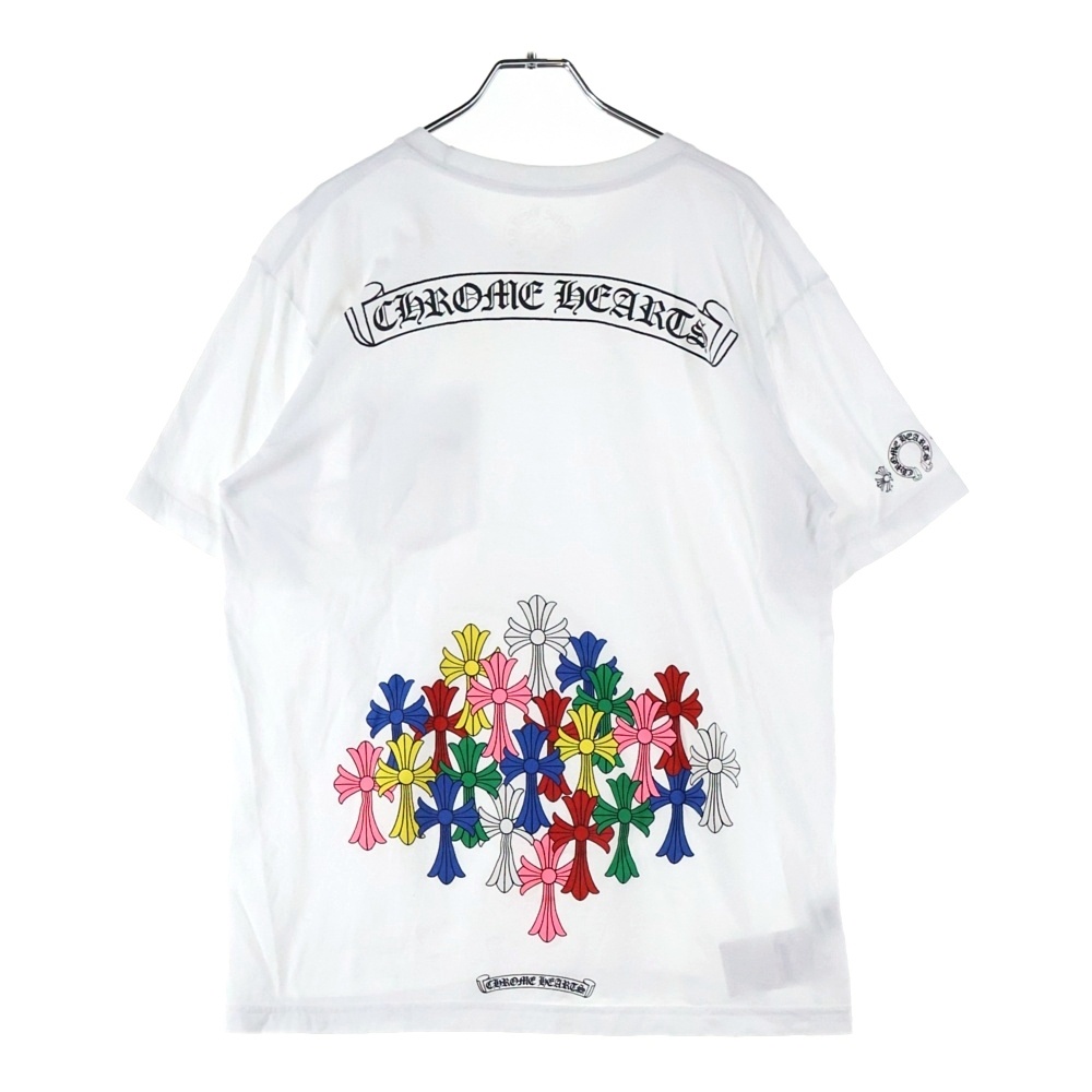 MLTCOL CEM CRS T-SHRT マルチセメタリークロスプリント半袖Tシャツカットソー ホワイト Bランク