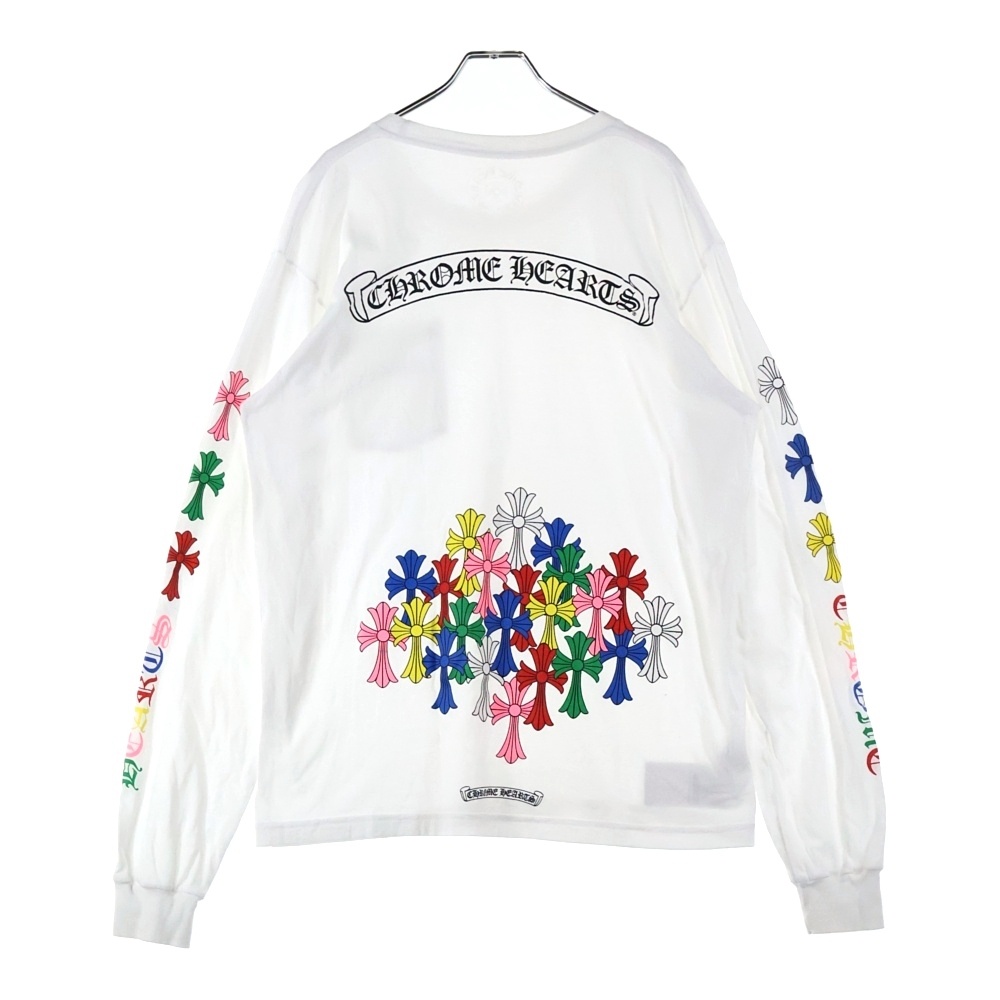 MLTCOL CEM CRS LS マルチセメタリークロスプリント ロングスリーブ 長袖Tシャツ ホワイト Aランク