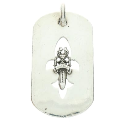 氷室京介　クロムハーツ　ドッグタグ シルバーネックレス ボールチェーン 氷室京介 クロムハーツ ドッグタグ シルバーネックレス ボール