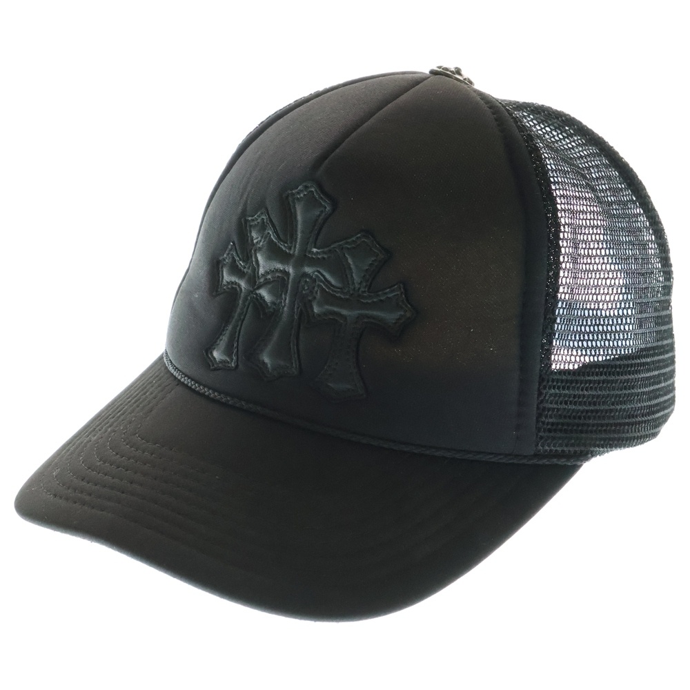 Cemetery Cross Patch Trucker Cap セメタリークロスパッチトラッカーキャップ ベースボールキャップ クロスボール 帽子 ブラック Bランク