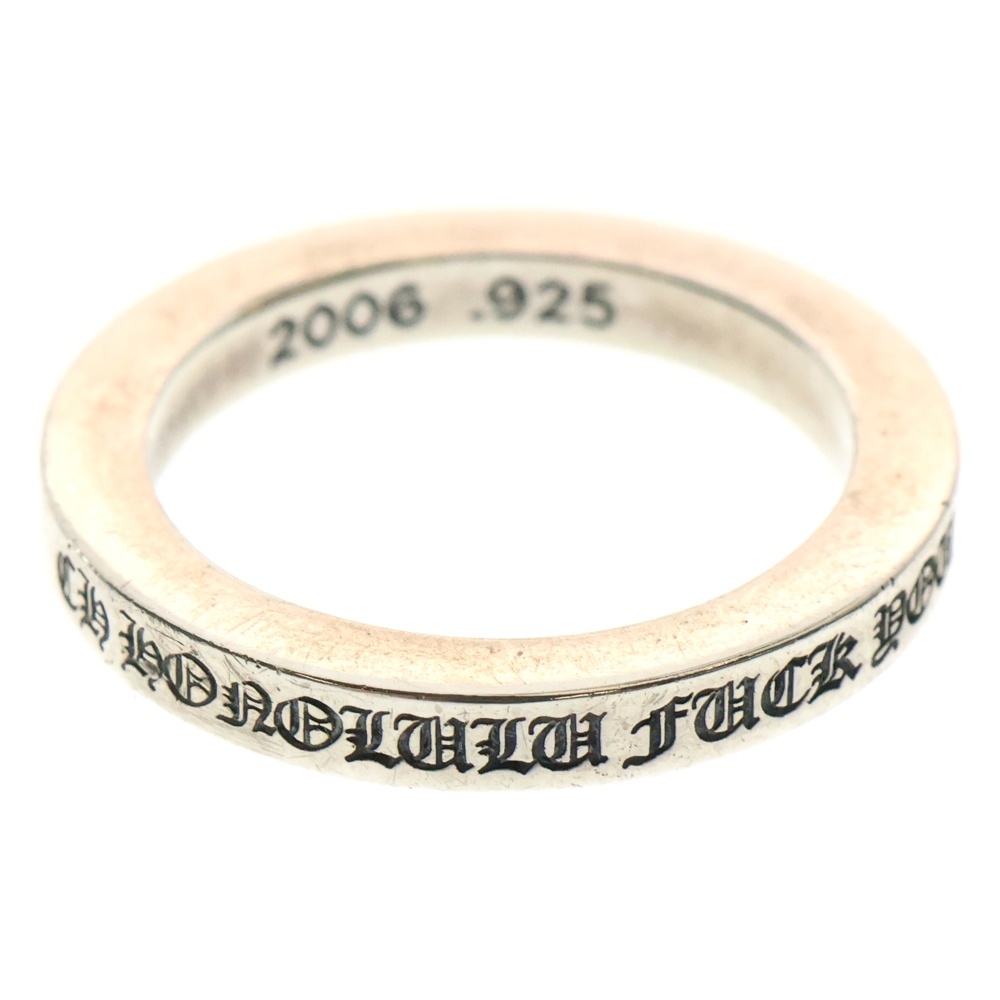 3mm SPACER FUCKYOU ホノルル限定 3mm スペーサー ファックユー リング シルバー BCA333 Aランク