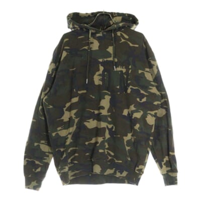 ICON CAMO アイコン カモフラ柄 裏起毛スウェットプルオーバーパーカー S79GU0006 Bランク