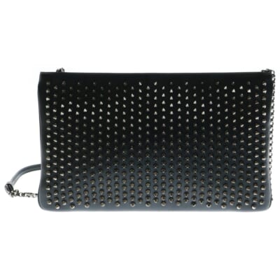 LOUBIPOSH ルビポッシュ 2WAYクラッチ ショルダーバッグ ブラック/レッド 1165013 Aランク