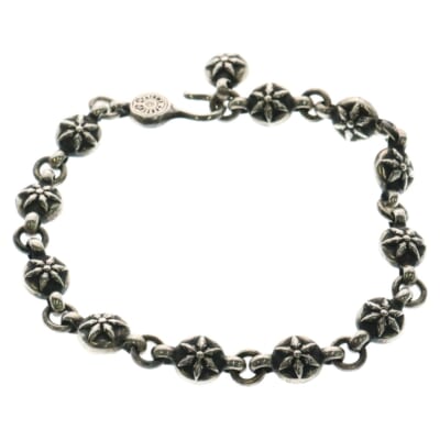 NO2 STAR BALL #1スターボールブレスレット シルバー Bランク