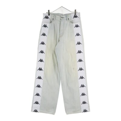 ×Kappa 1981M FN Kappa Denim カッパ ルーズフィット ジーンズ デニムパンツ インディゴ Aランク