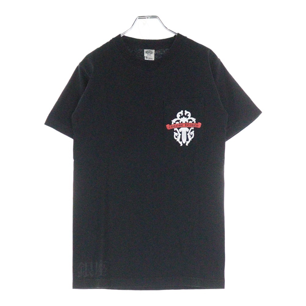 東京 銀座限定 ヴァインダガー スクロールラベルプリント クルーネック 半袖Tシャツ カットソー ブラック Aランク