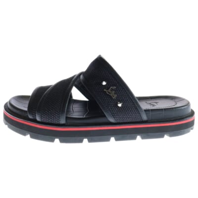 スパイクスタッズスライドサンダル ブラック Aランク